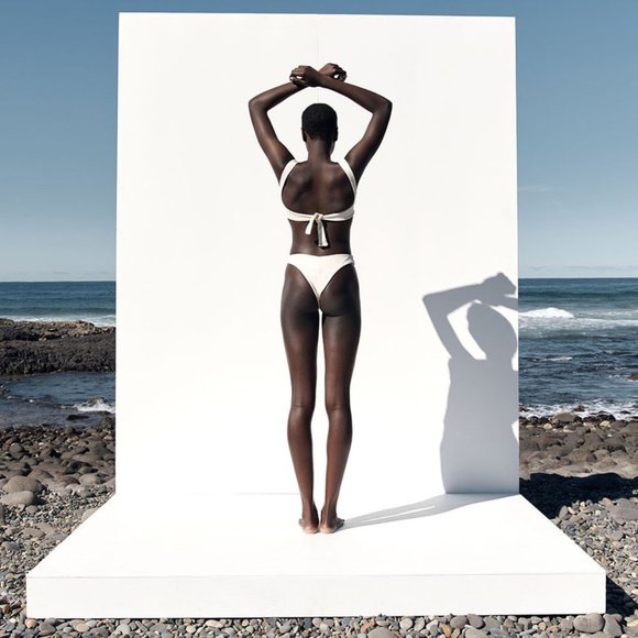 Ziah Swim Ella Top Bouclê | Ecru - Picture 2 of 5